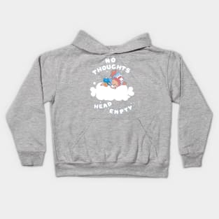 No Thoughts Head Empty Kids Hoodie